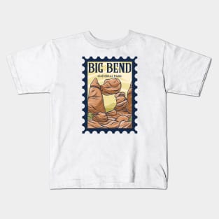 Big Bend National Park Stamp Kids T-Shirt
